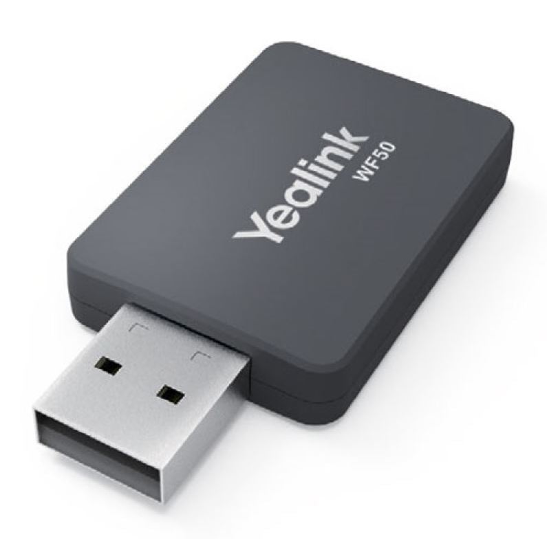 Yealink WF50 V1 Dual Band WiFi USB Dongle - SIP-T42U/T43U/T46U/T48U/T53 IP Phone, High Transmission Rate Yealink WF50 V1 Dual Band WiFi USB Dongle - SIP-T42U/T43U/T46U/T48U/T53 IP Phone, High Transmission Rate